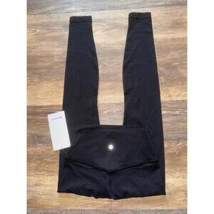Lululemon Align High Rise 28” Black Size 4 NWT